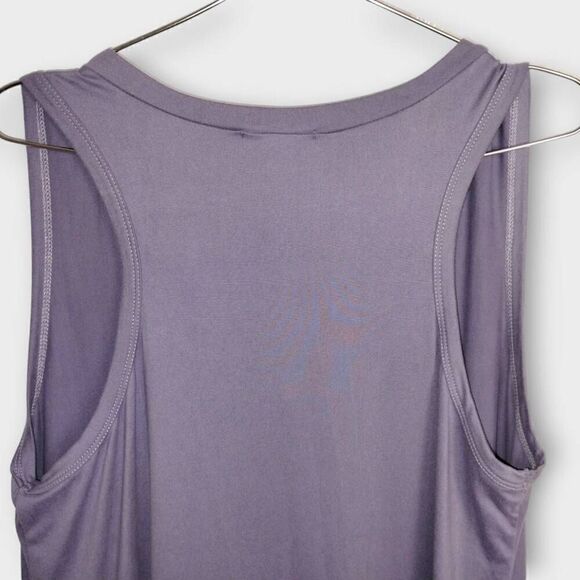 Entro Womens Dress Sz‎ Medium Midi Lavender Tshirt Sleeveless Coastal Beachy - Picture 5 of 10
